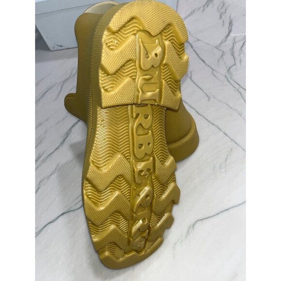 Burberry Ray Rain Boots in Manilla 44 New with Box Mens Marsh Ankle Shoe - Picture 11 of 16